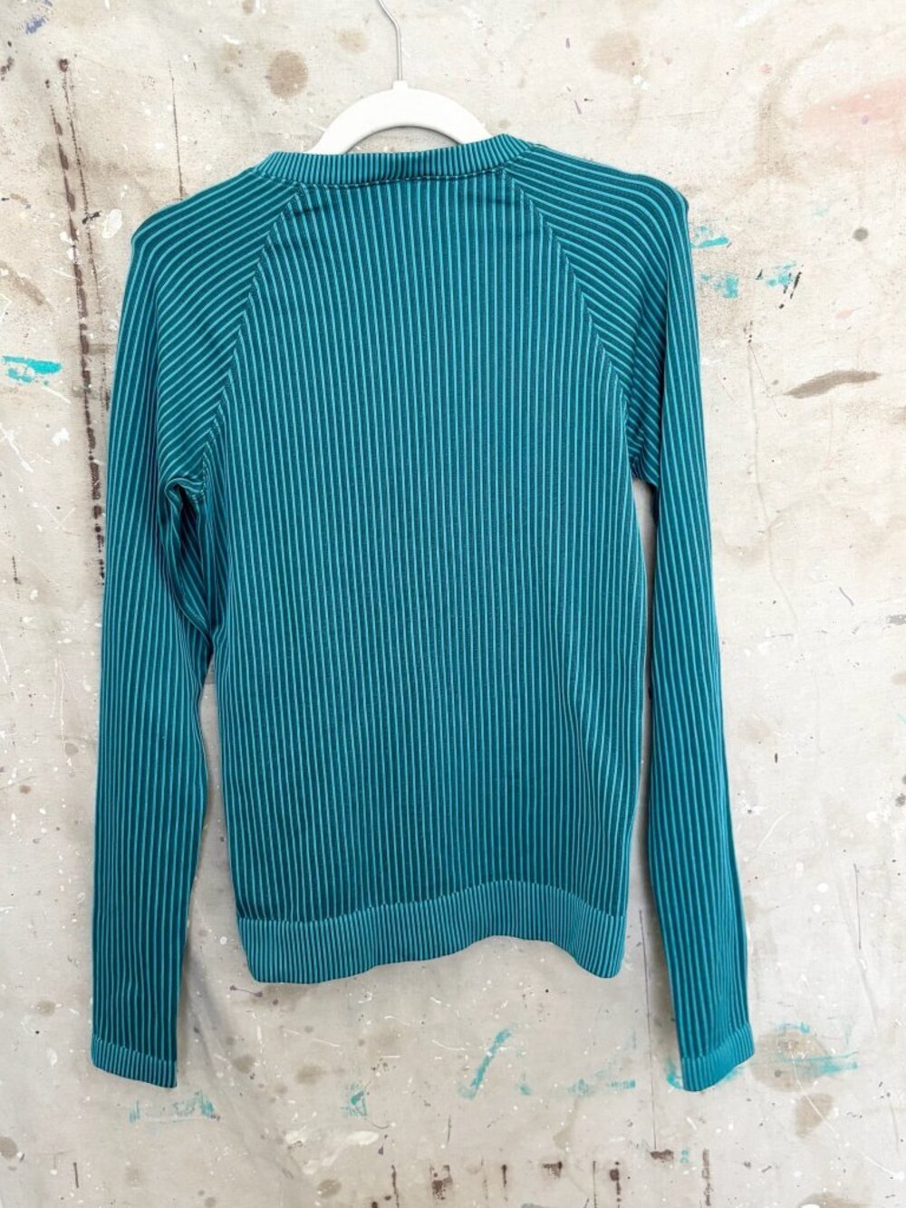 Lululemon Rest Less Pullover, Rib Green Jasper / Oceanic - Picture 4 of 5